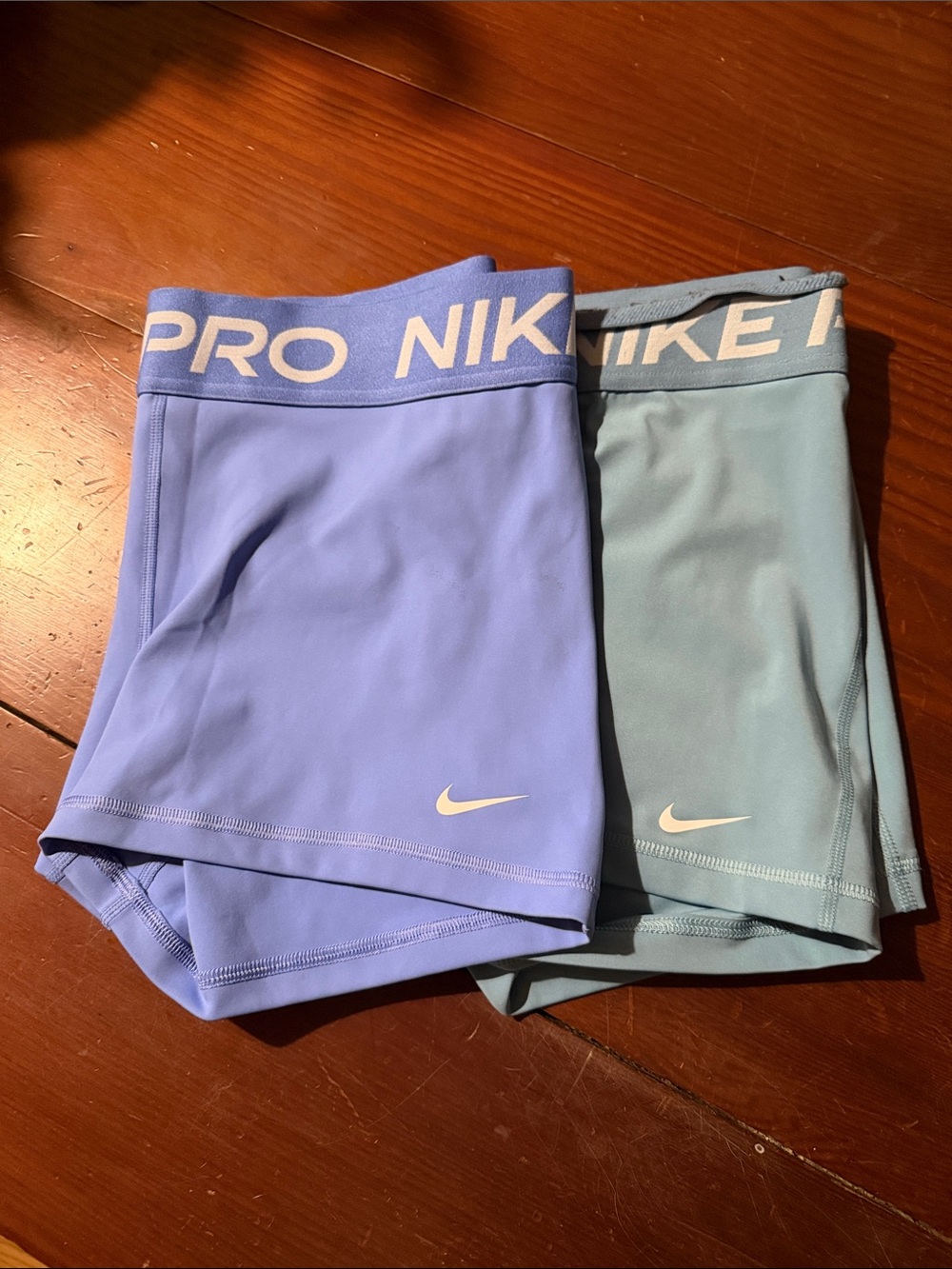 Bundle of TWO Nike Pro Size Large Dri-FIT Womens Compression Biker Shorts
